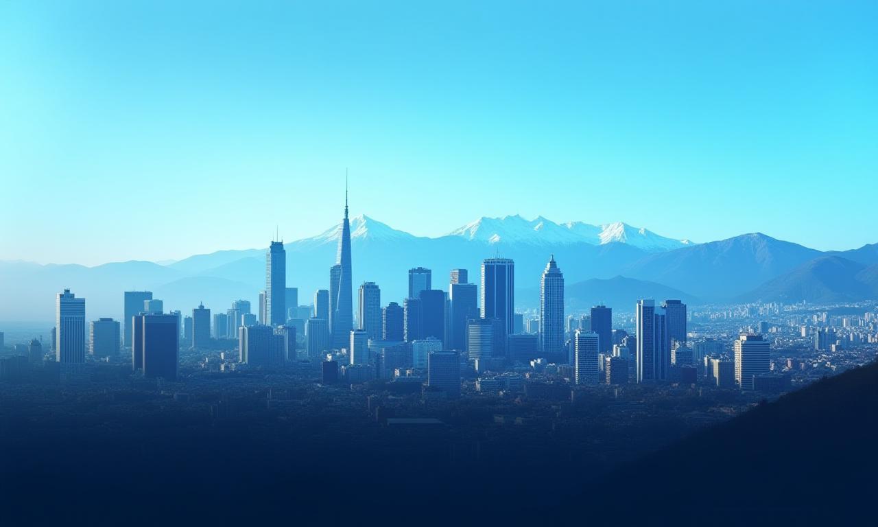 Skyline financiero de Santiago mostrando crecimiento - Excelencia Financiera