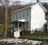 Anna Jarvis Home on Rt 250.